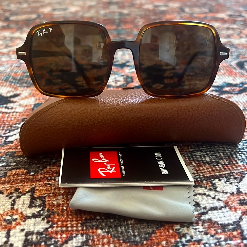 Ray Ban Square II - Tortoise Polarized